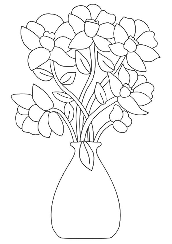 35 Printable Flower Coloring Pages Free Samples