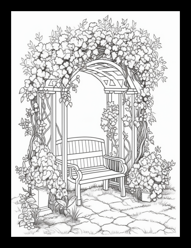 35 Secret Garden Coloring Book Flowers Free Printable