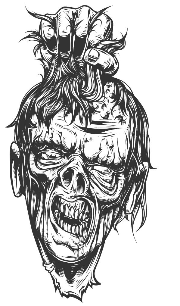 35 Simple Coloring Pages Horror