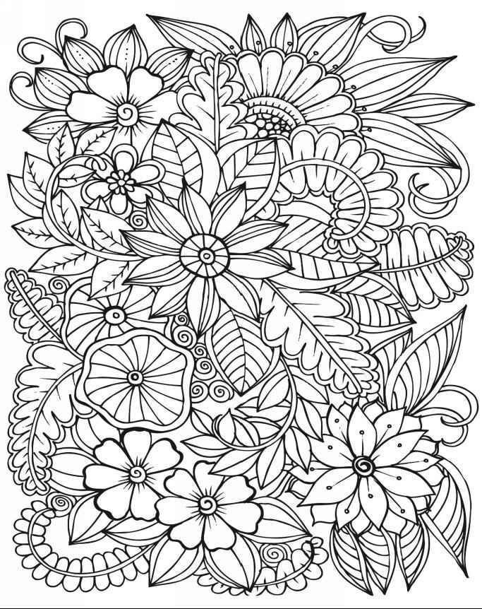 35 Simple Unique Coloring Pages