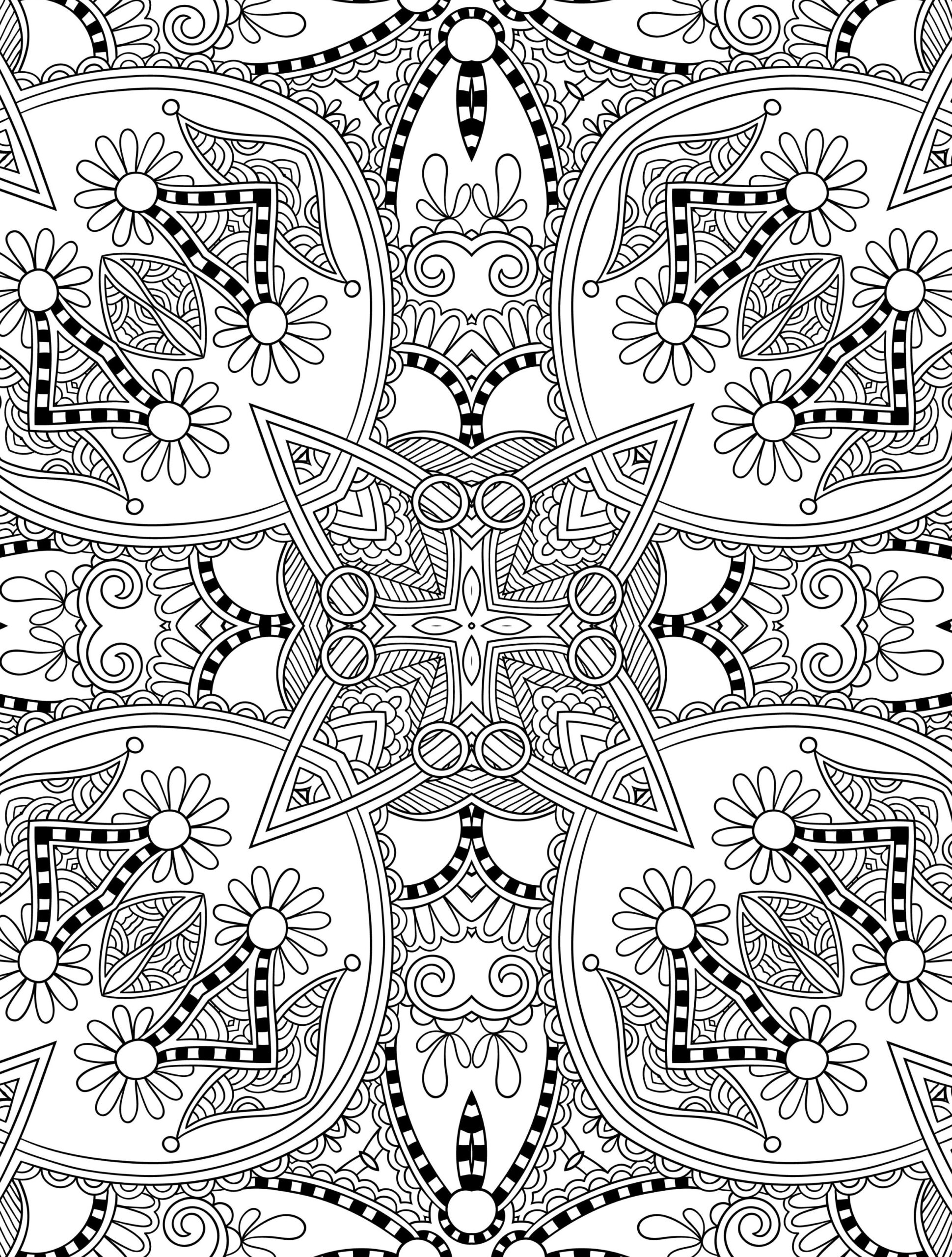 35 Simple Unique Coloring Pages