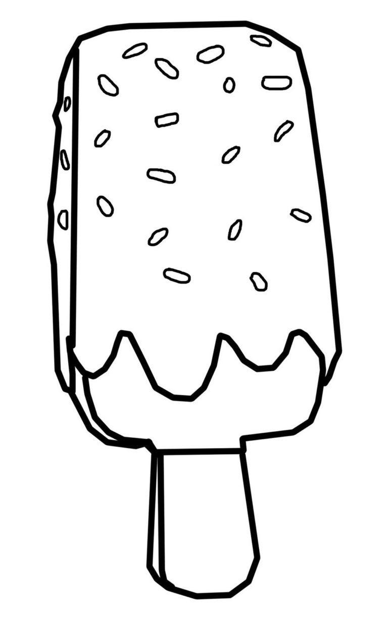 35 Summer Coloring Pages Ice Cream