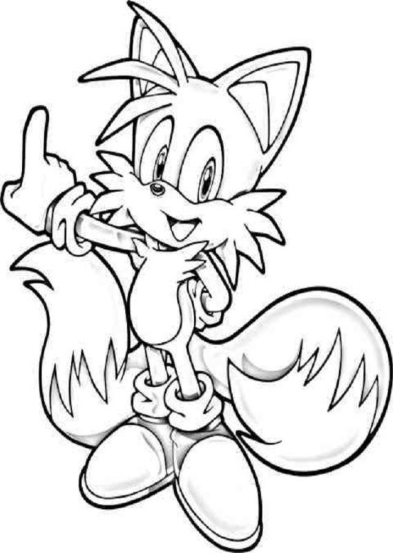 35 Super Tails Sonic Coloring Pages
