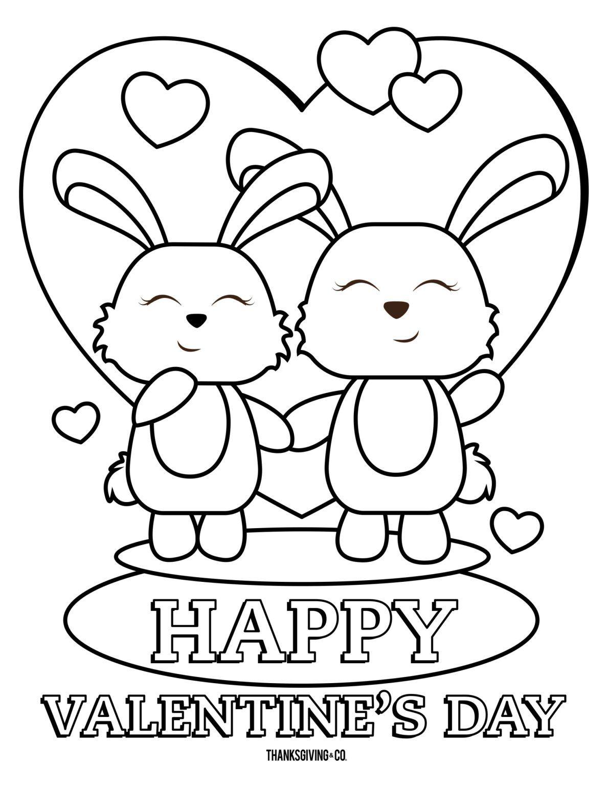 35 Valentine Coloring Sheets Cute