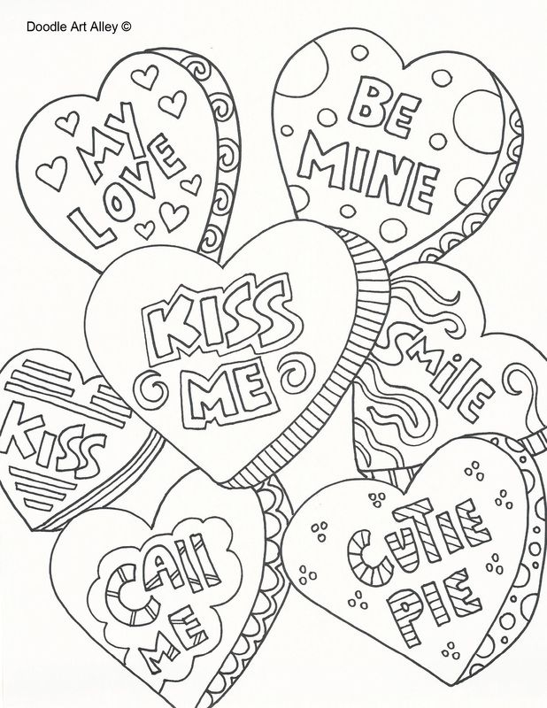 35 Valentines Day Flower Coloring Pages